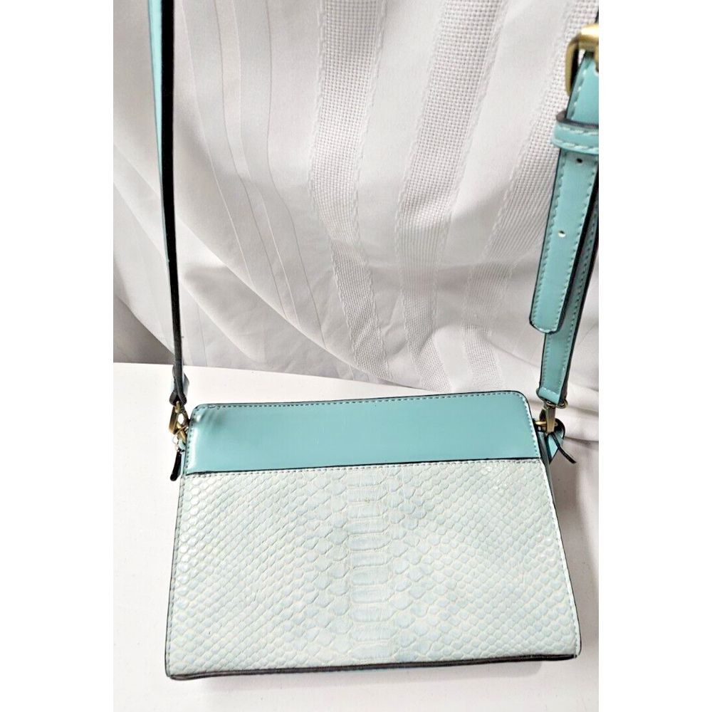 SIMPLY NOELLE box bag blue crossbody purse - Picture 2 of 16